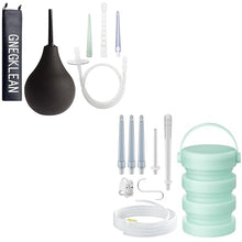 Load image into Gallery viewer, GNEGKLEAN Enema Bulb + Collapsible Bucket Combo Kit - Portable Wellness Set