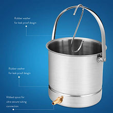 Load image into Gallery viewer, GNEGKLEAN Stainless Steel Enema Bucket Kit 2 Quart - 5ft Hose for Colon Detox