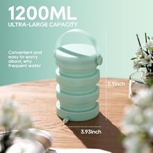 Load image into Gallery viewer, GNEGKLEAN Collapsible Silicone Enema Bucket Kit 1.2 Quart with Thermometer