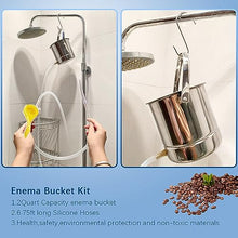 Load image into Gallery viewer, Smokitcen Stainless Steel Coffee Enema Bucket Kit - 2 Quart Capacity for Colon Cleansing