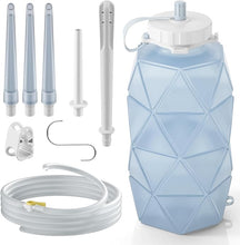 Load image into Gallery viewer, Smokitcen Collapsible Silicone Enema Bottle Kit 1.2L - Portable with Flow Control